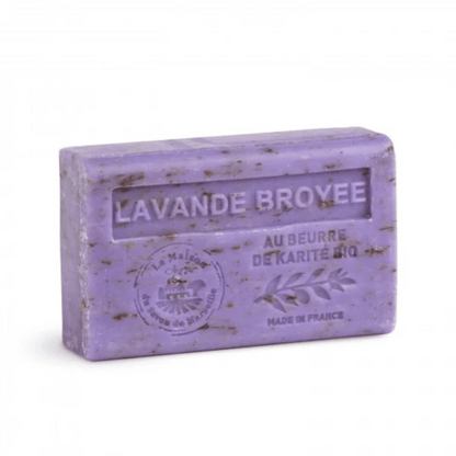 Primary image of La Maison du Savon de Marseille Exfoliating Lavender Shea Butter Soap (125 g)