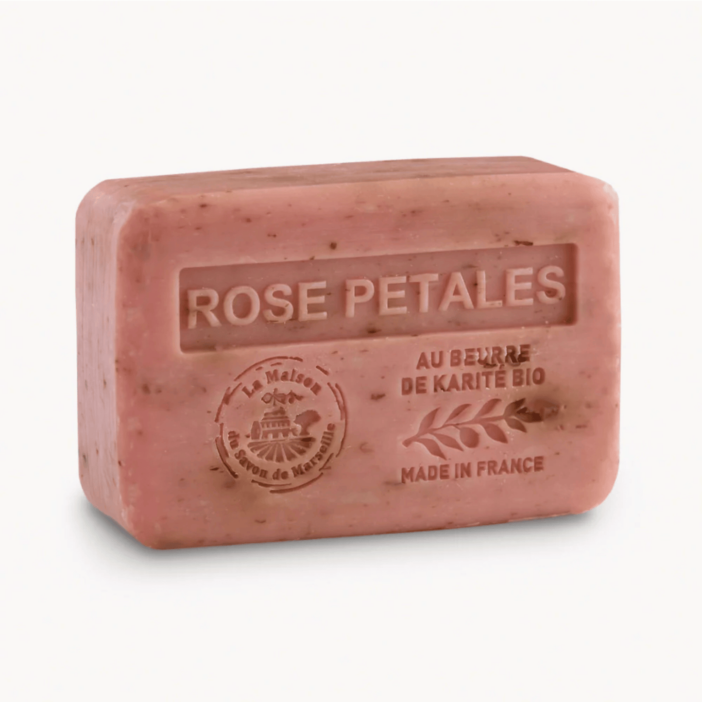 Primary image of La Maison du Savon de Marseille Exfoliating Rose Petals Shea Butter Soap