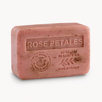 Primary image of La Maison du Savon de Marseille Exfoliating Rose Petals Shea Butter Soap