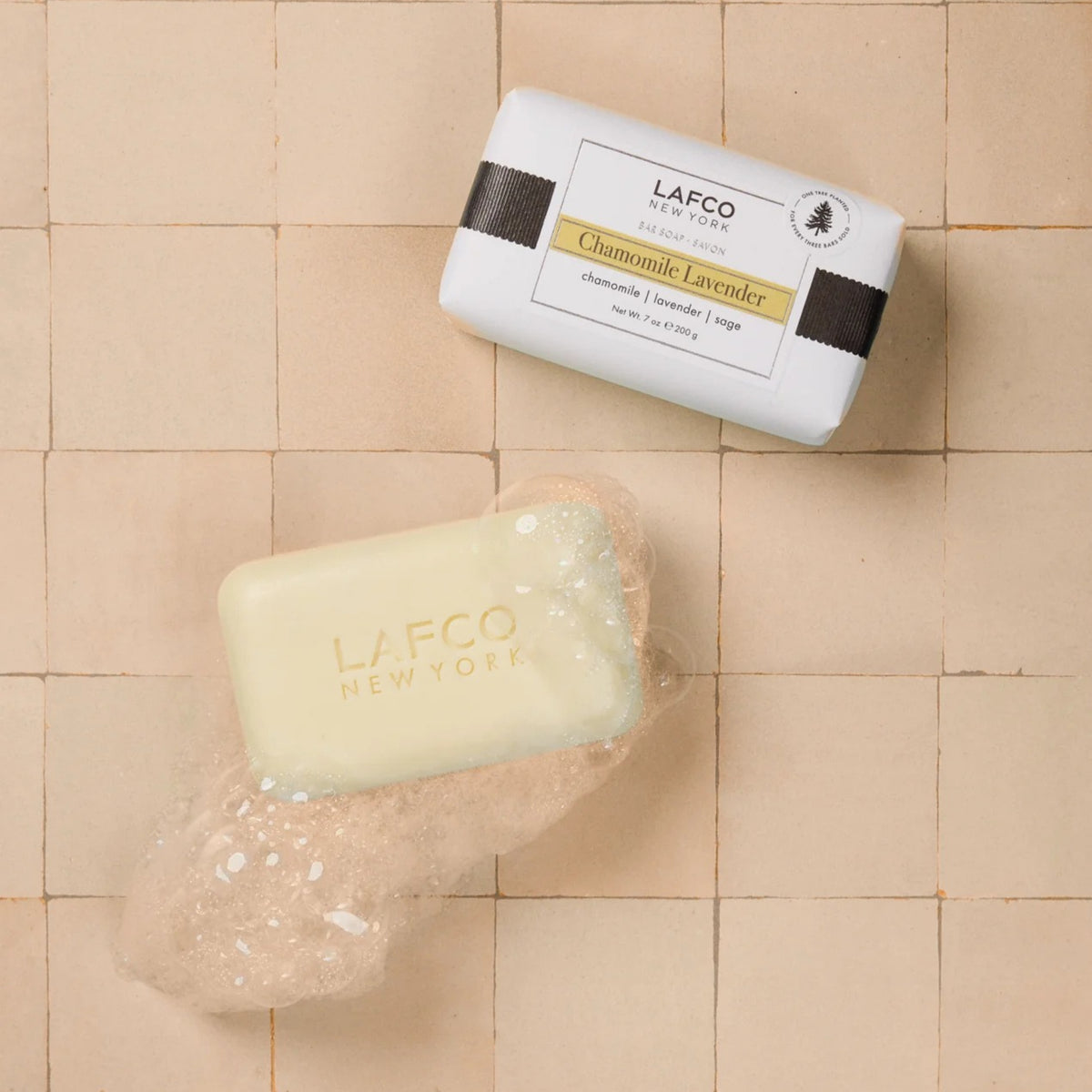 Alternate image of Lafco Chamomile Lavender Bar Soap (7 oz)