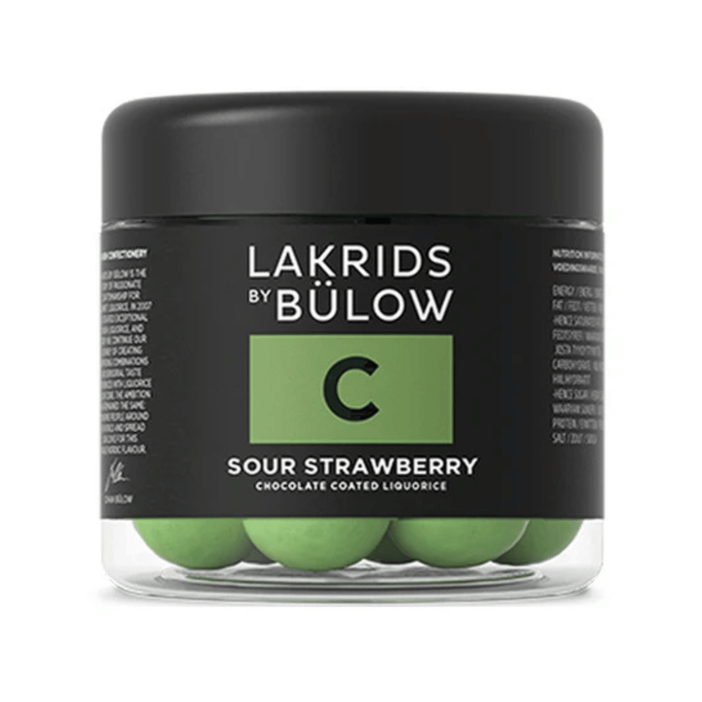 Primary image of Lakrids by Bulow Sour Strawberry Chocolate Coated Licorice (125 g)