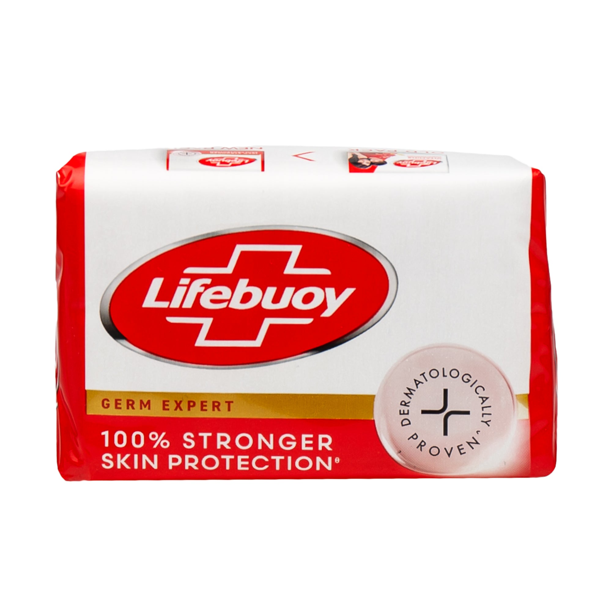 Primary Image of Lifebuoy Bar Soap, Bar soap in red and white wrapping. 