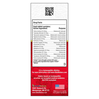 Alternate image of MediNatura T-Relief Extra Strength Tablets 