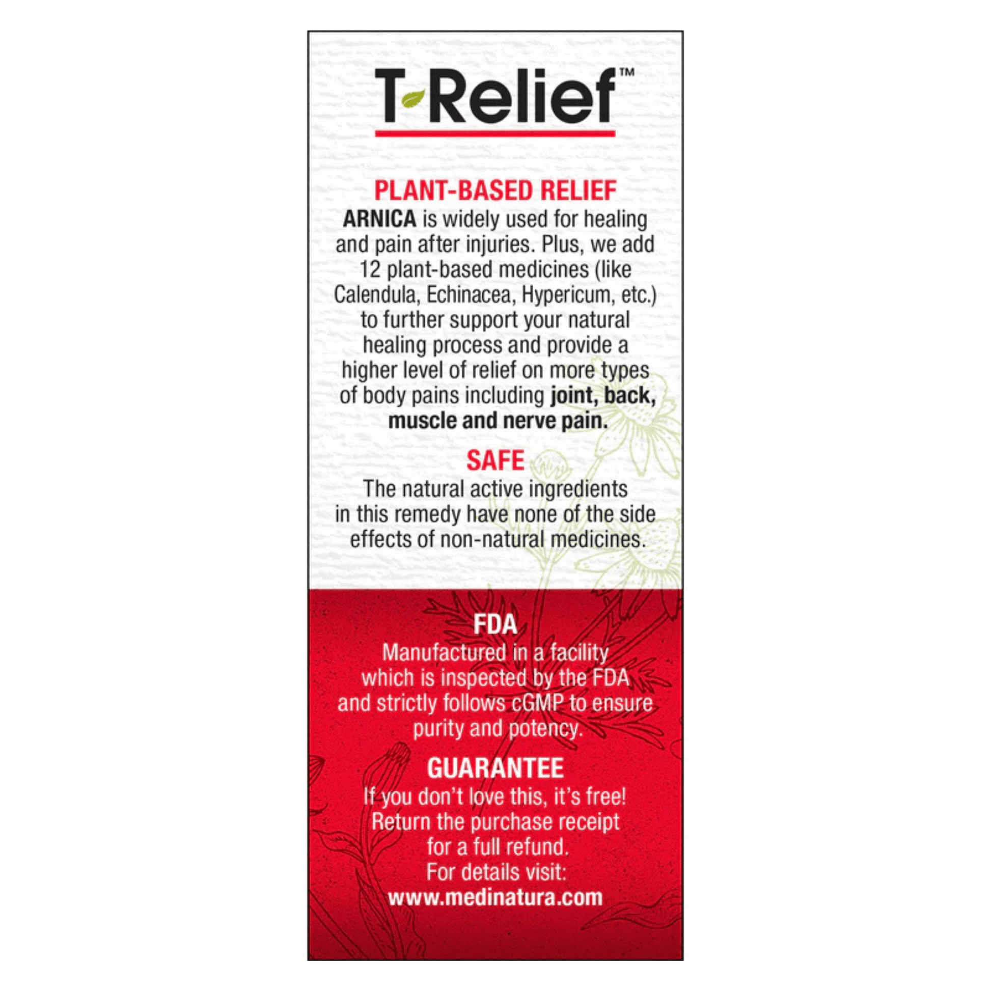 Alternate image of MediNatura T-Relief Tablets