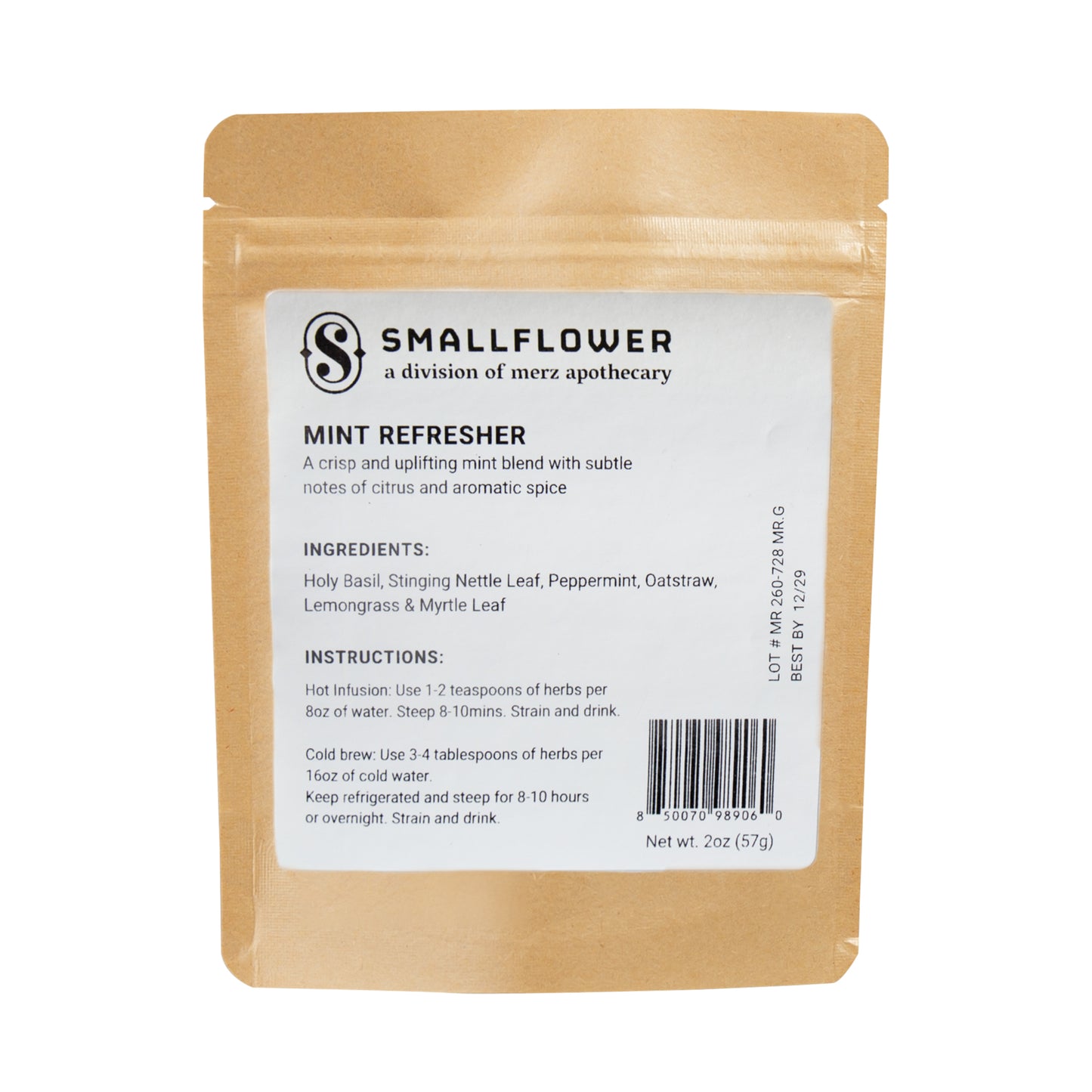 Alternate image of Smallflower Herbs & Teas Mint Refresher 2oz