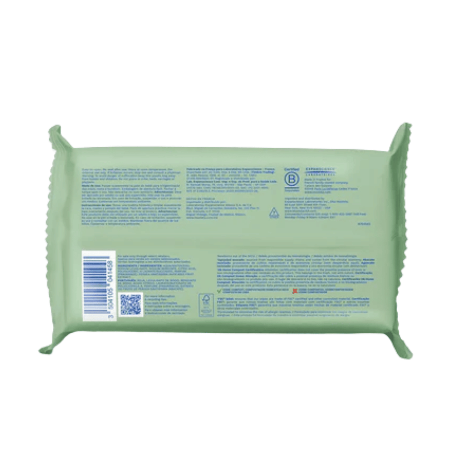 Alternate image of Mustela Original Compostable Cleansing Wipes back 