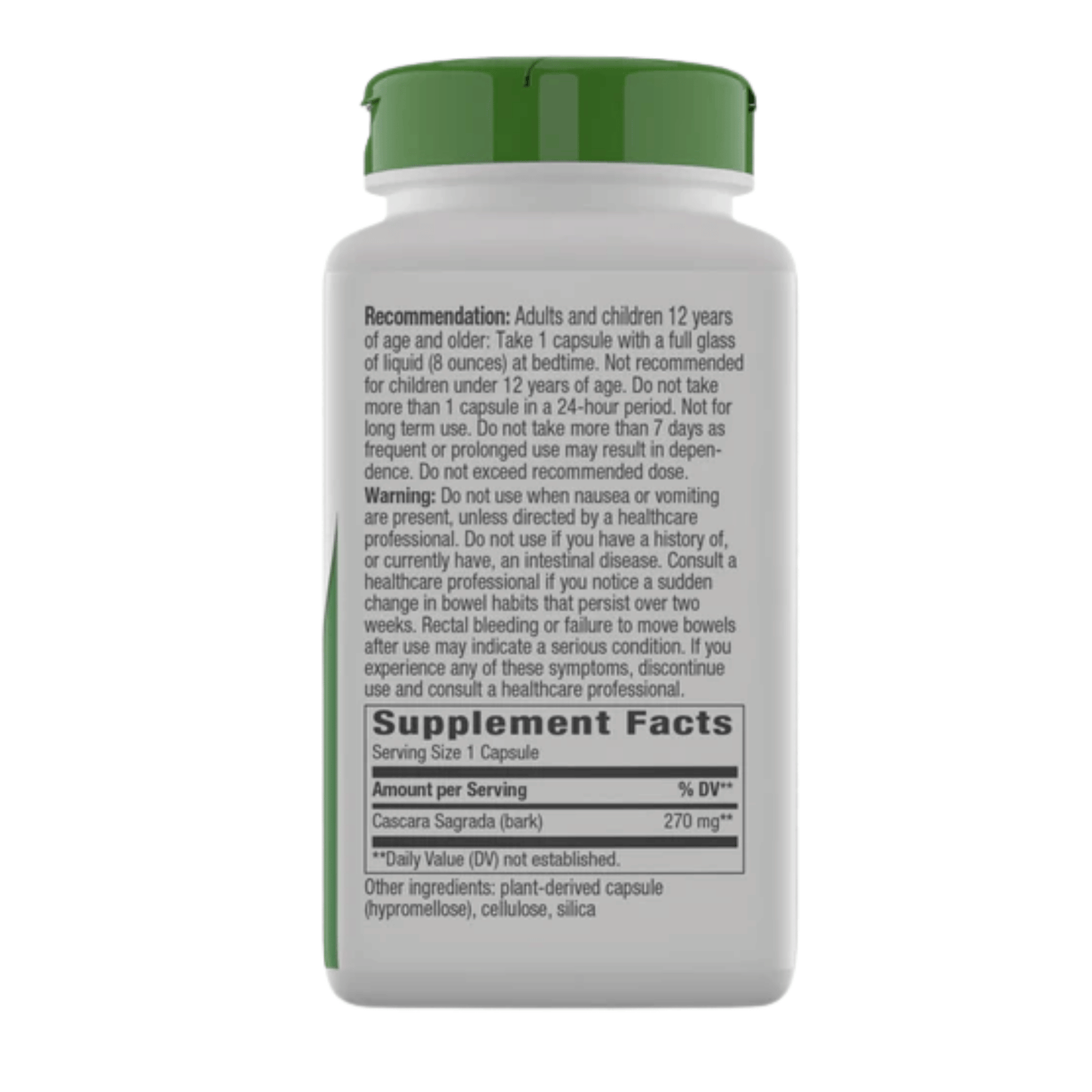 Alternate image of Nature's Way Cascara Sagrada Bark (180 ct)
