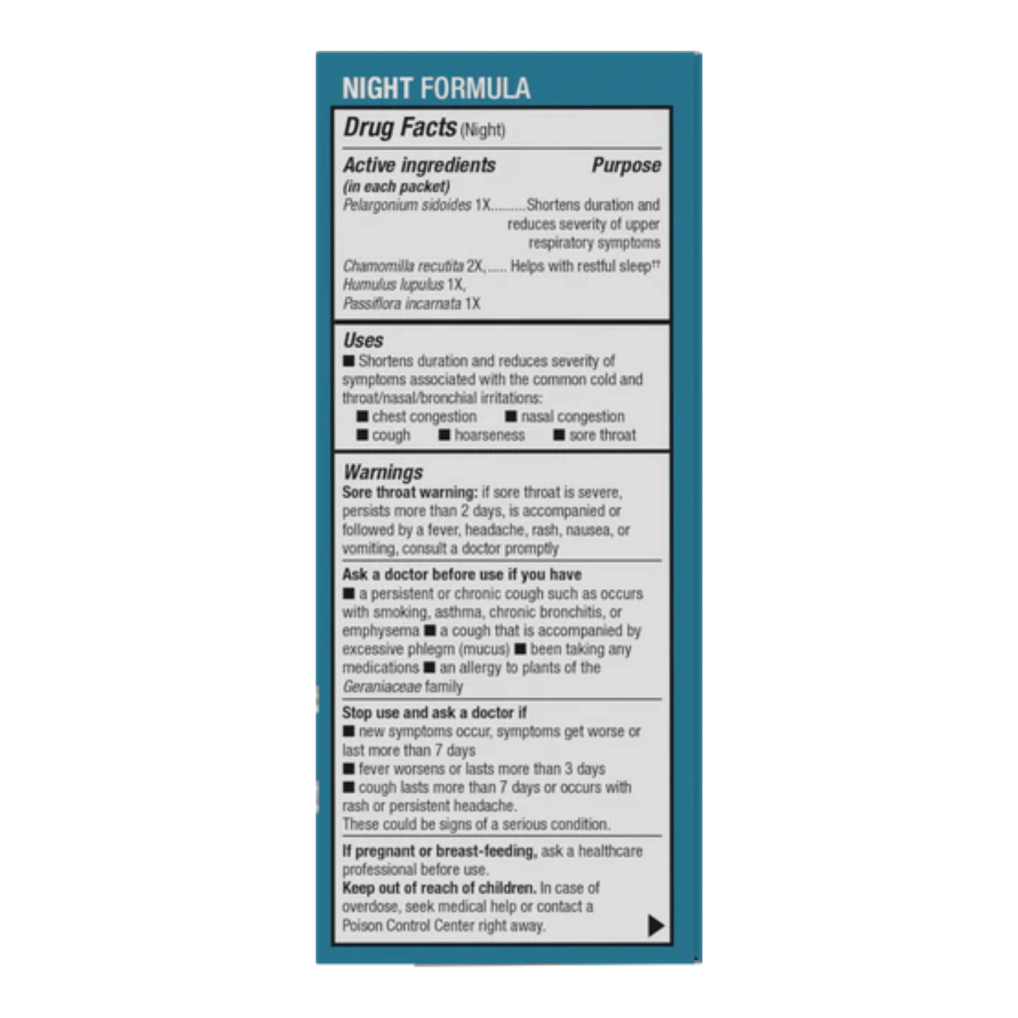 Alternate image of Nature's Way Cold Relief Day & Night Soothing Hot Drink (12 ct)