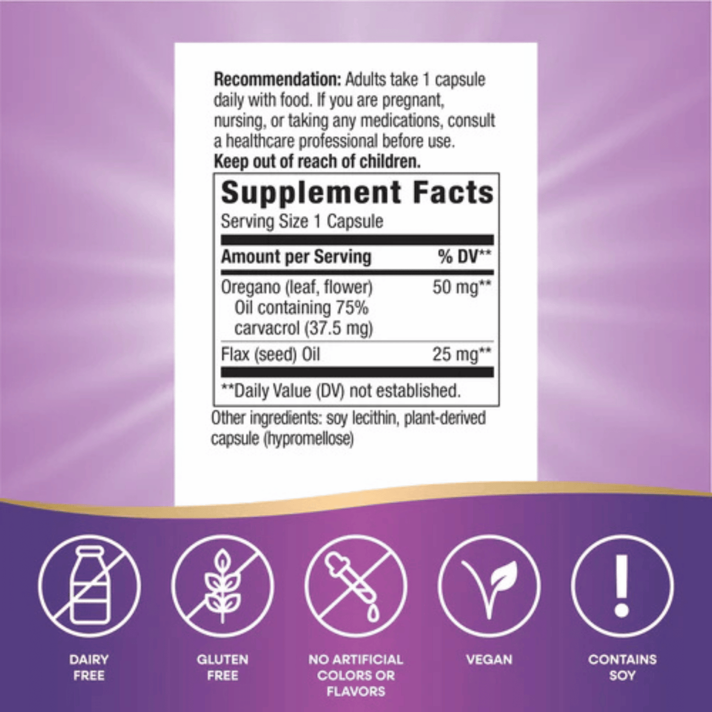 Alternate image of Nature's Way Oregano Oil SE (60 ct)
