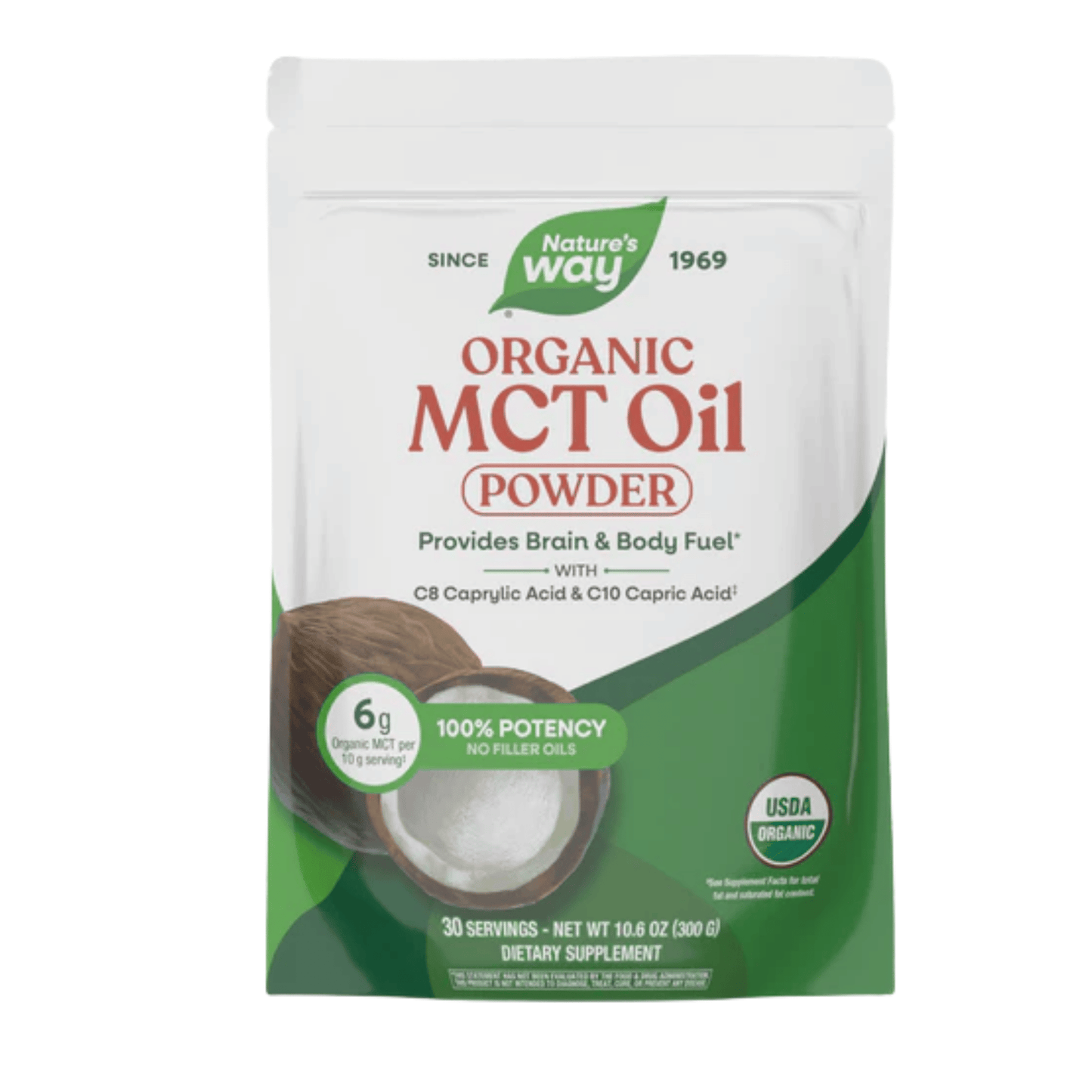 Primary image of Nature's Way Organic MCT Powder (300 g)