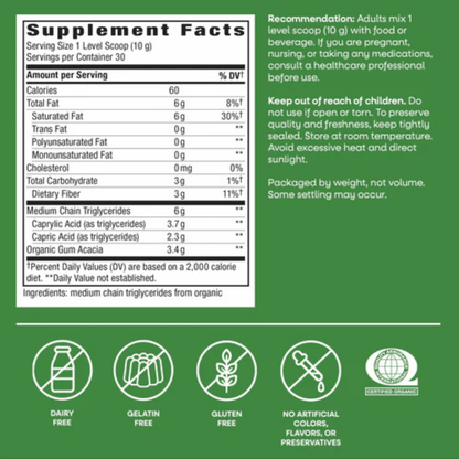 Alternate image of Nature's Way Organic MCT Powder (300 g)