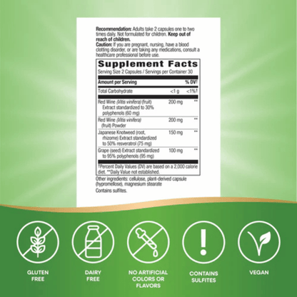 Alternate image of Nature's Way Resveratrol (60 ct)