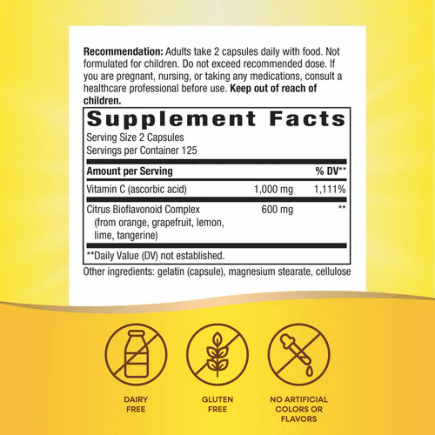 Alternate image of Nature's Way Vitamin C with Bioflavonoids (250 ct)
