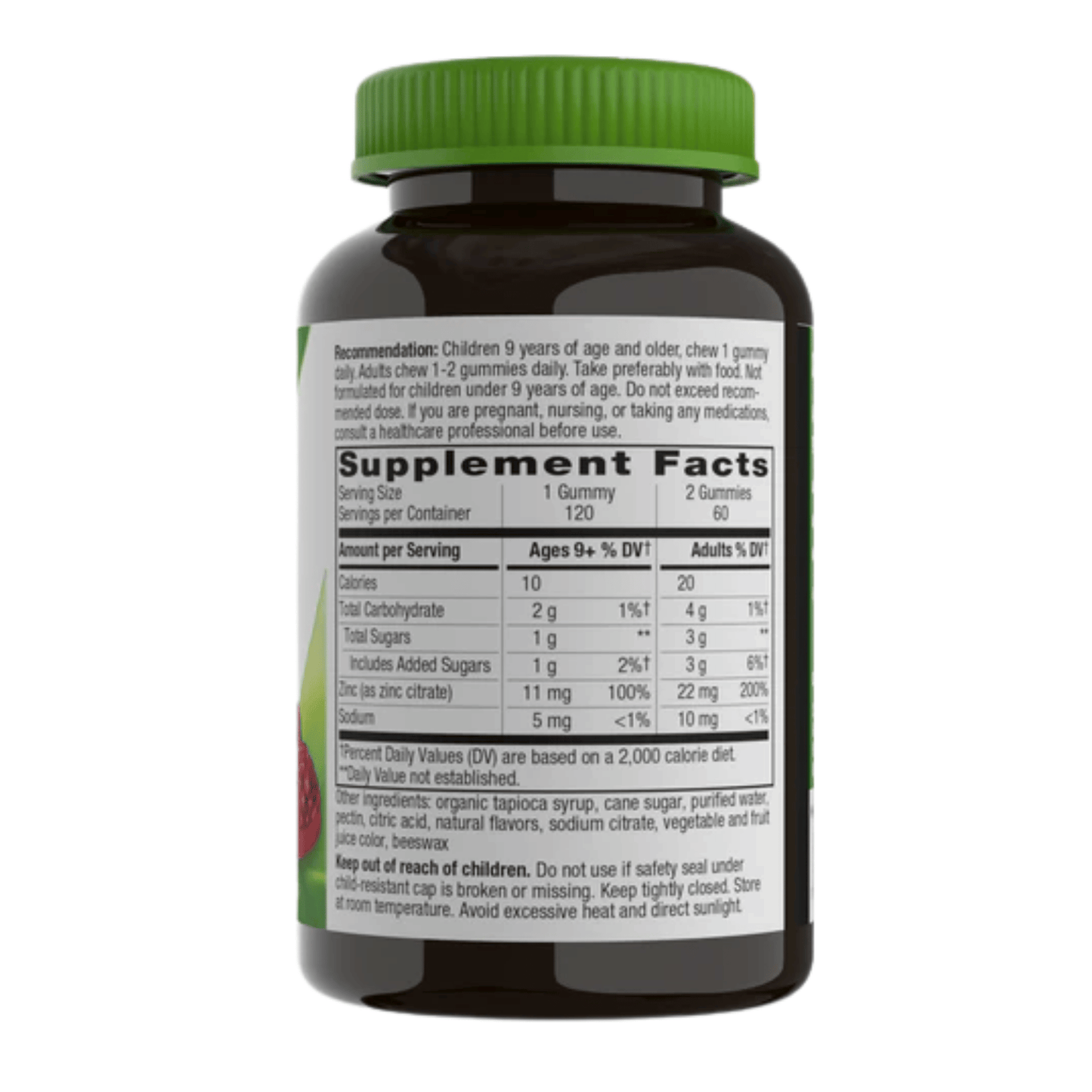 Alternate image of Nature's Way Zinc Gummies (120 ct)