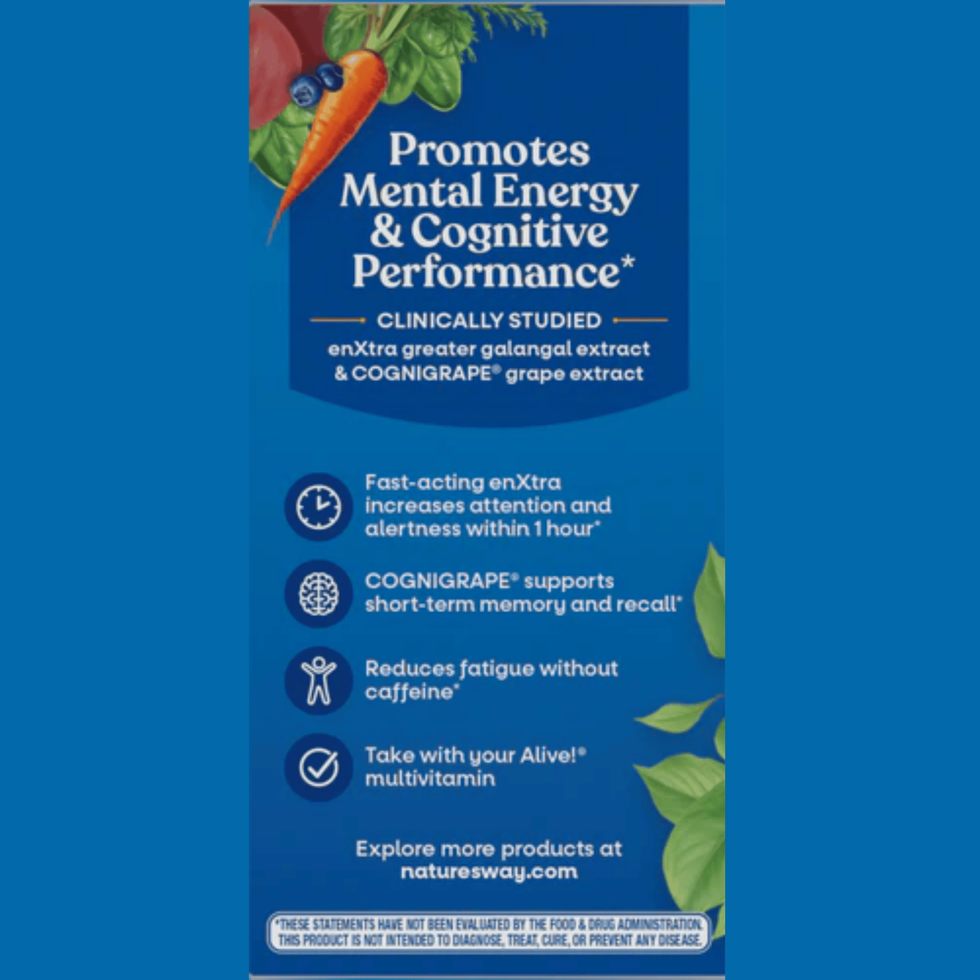 Alternate image of Nature's Way Alive! Cognitive (60 count)