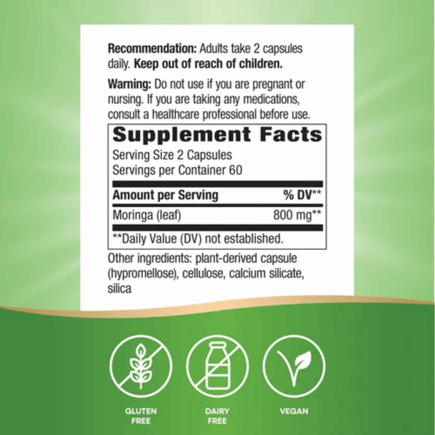 Alternate image of Nature's Way Moringa (120 count)