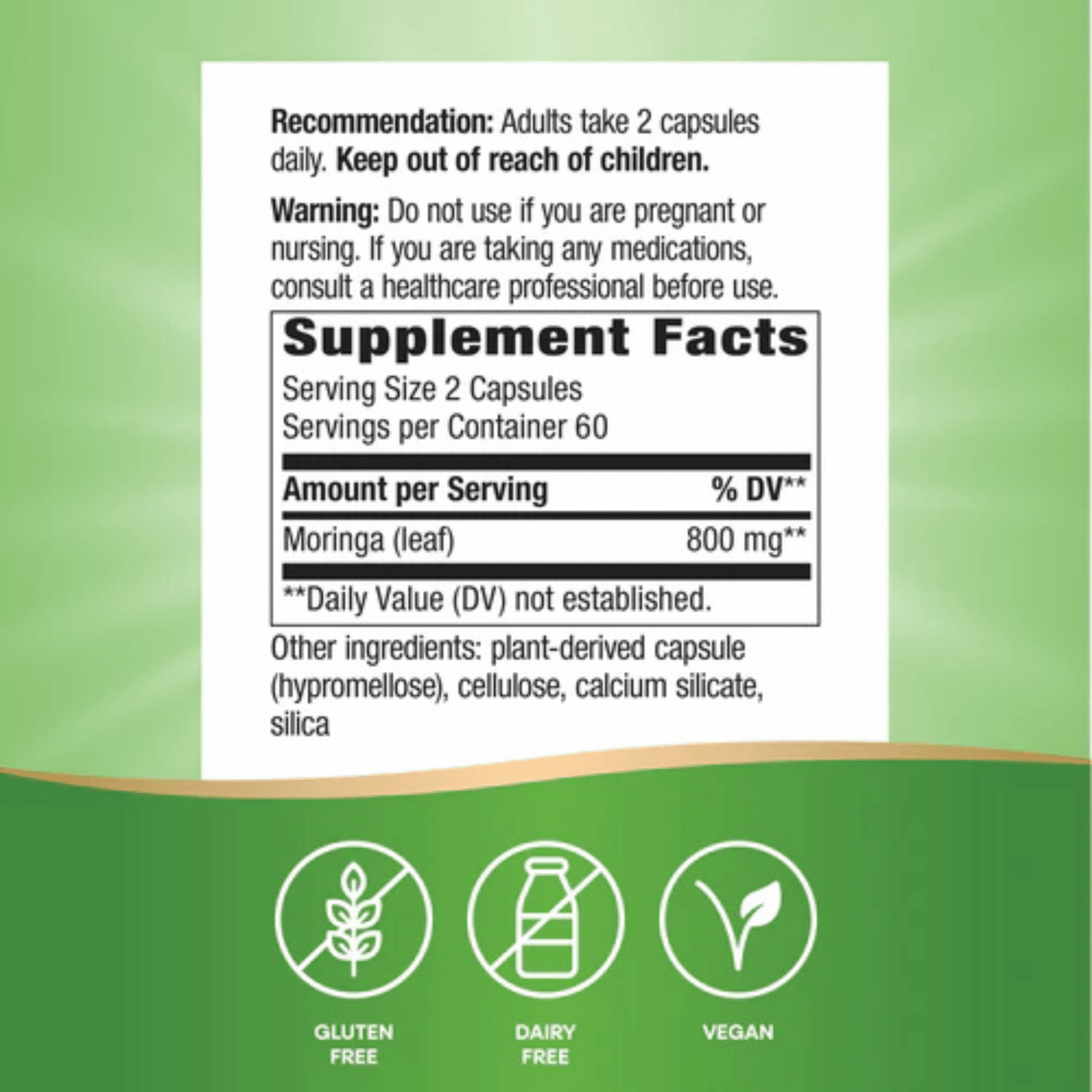 Alternate image of Nature's Way Moringa (120 count)