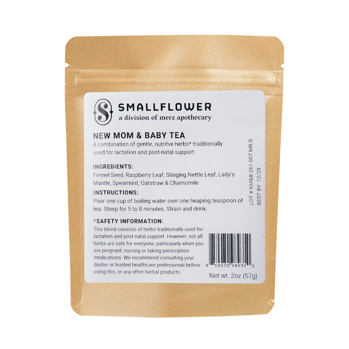 Alternate image of Smallflower Herbs & Teas New Mom & Baby Herbal Tea Blend 2 oz