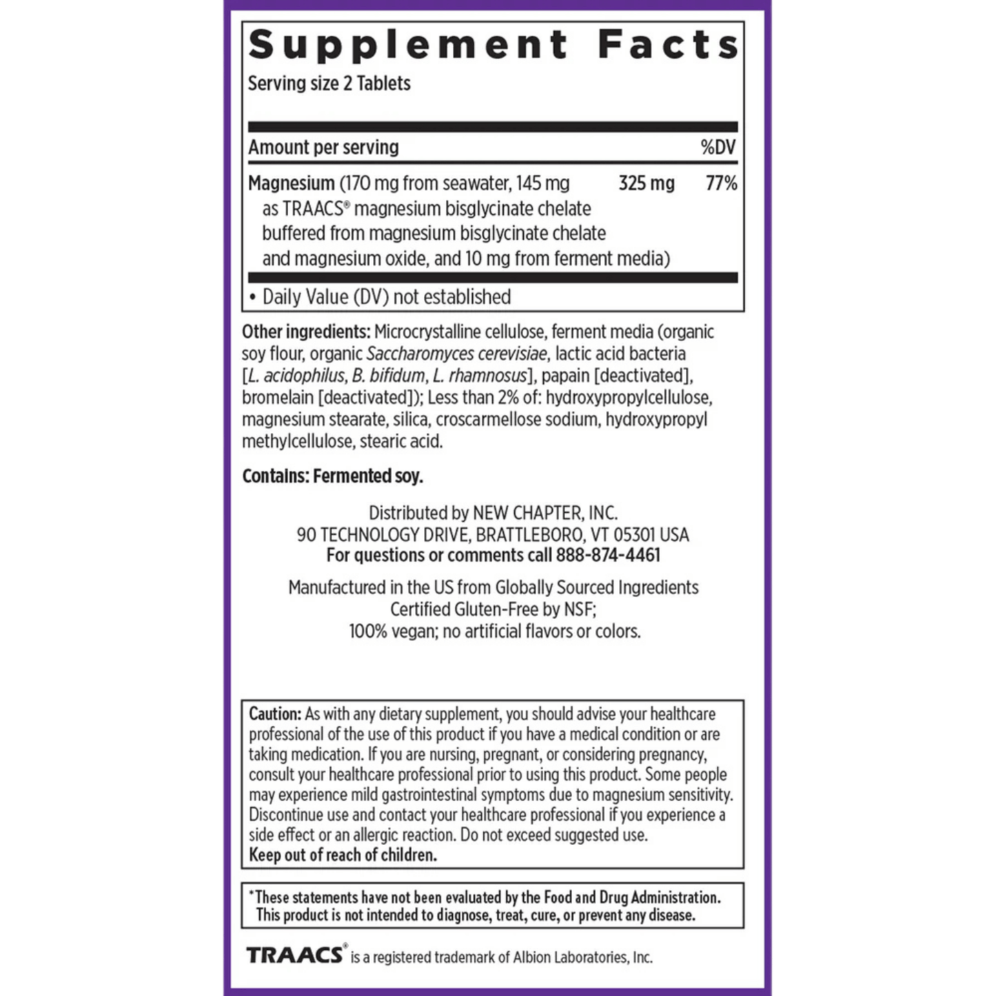 Alternate image of New Chapter Magnesium Complex (180 ct) 