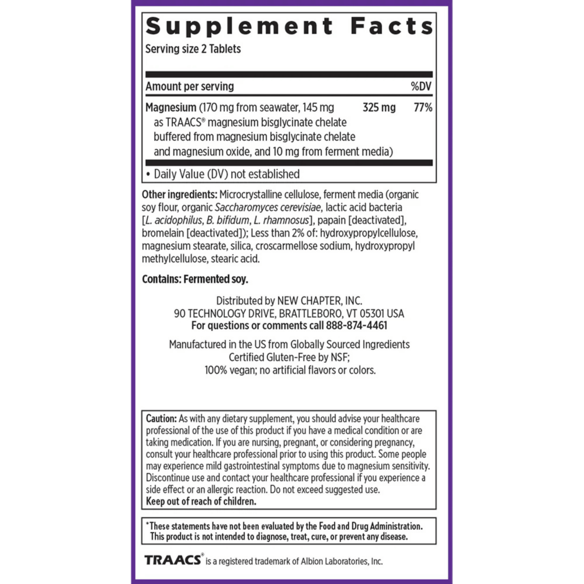 Alternate image of New Chapter Magnesium Complex (180 ct) 