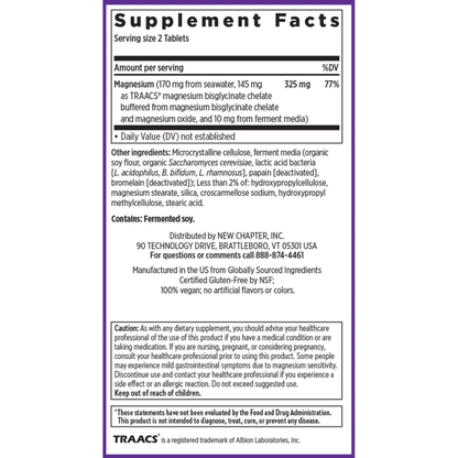 Alternate image of New Chapter Magnesium Complex (180 ct) 