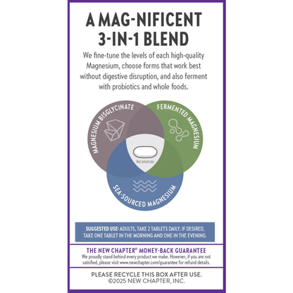 Alternate image of New Chapter Magnesium Complex (180 ct) 