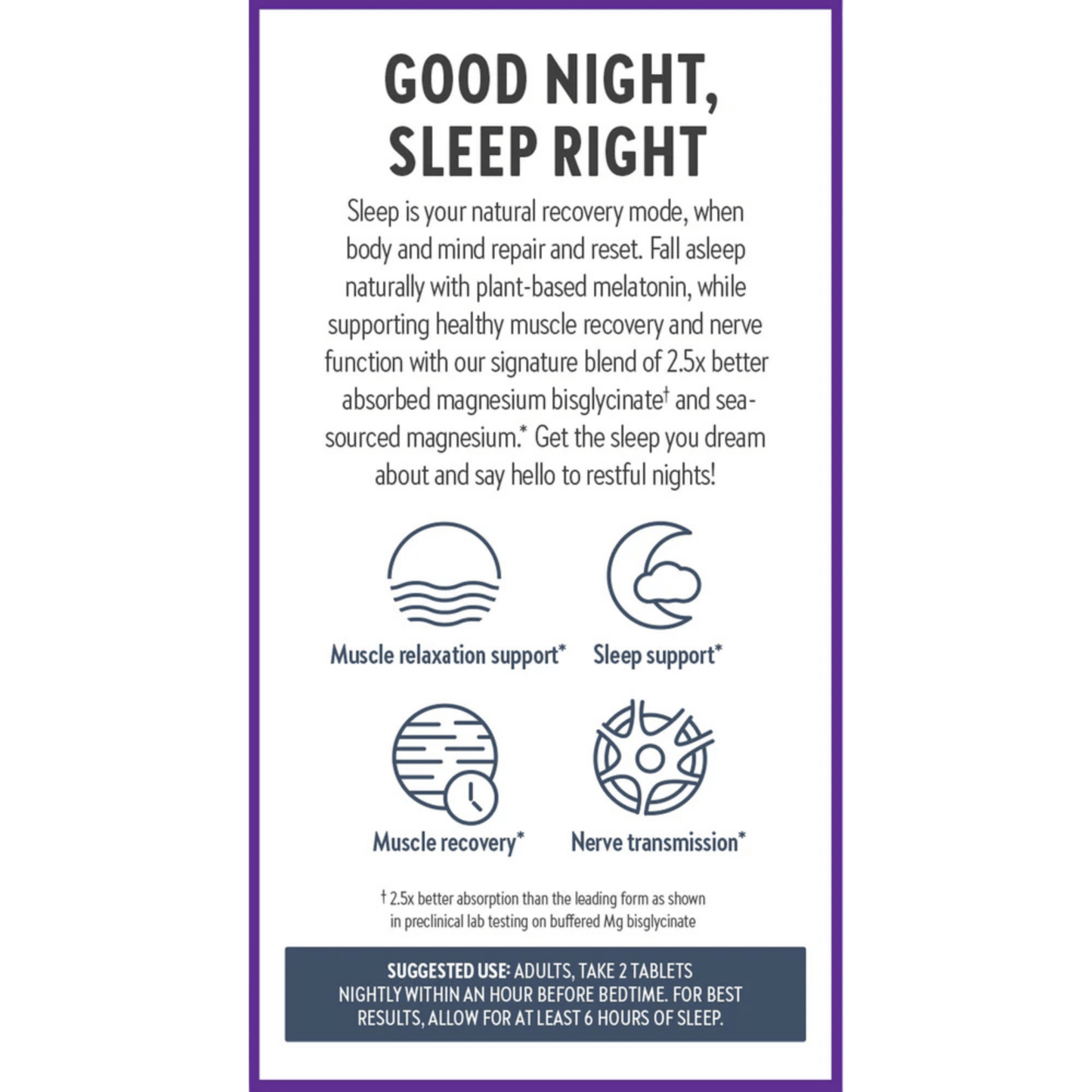 Alternate image of New Chapter Magnesium + Plant Based Melatonin (60 ct)