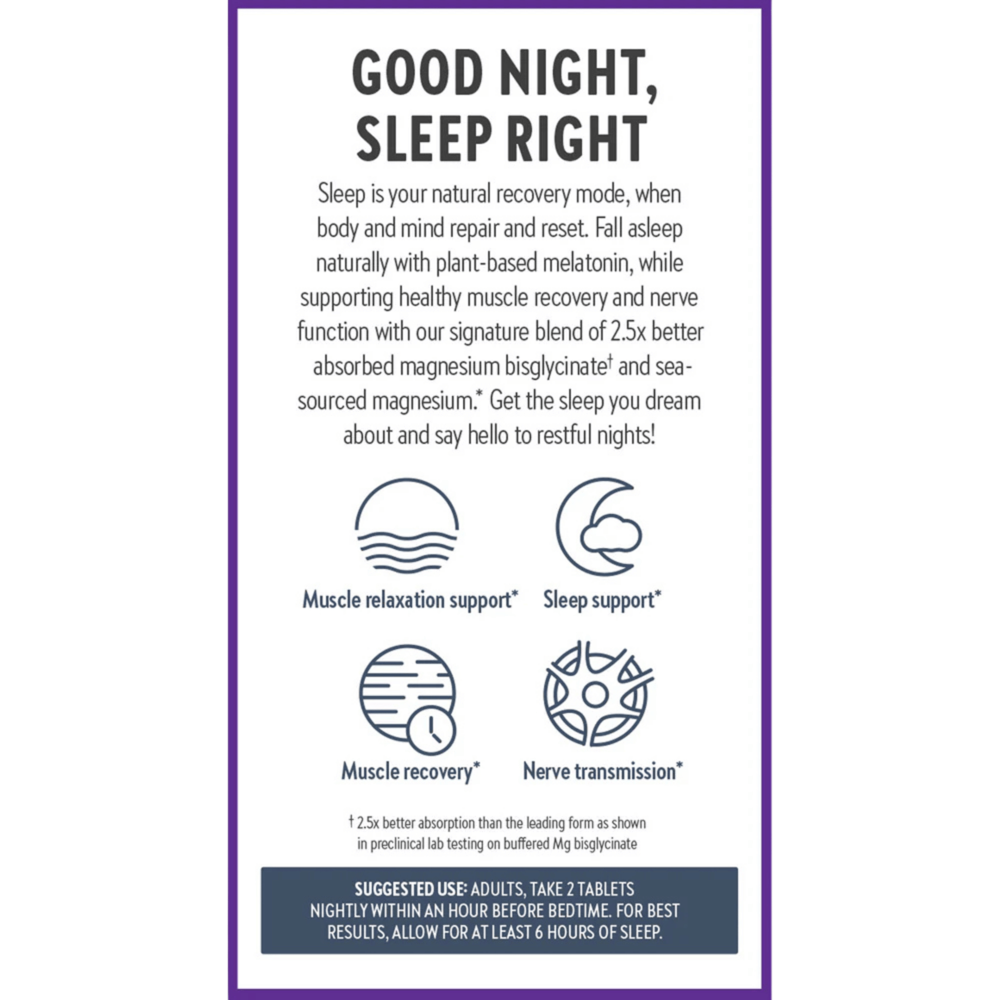 Alternate image of New Chapter Magnesium + Plant Based Melatonin (60 ct)