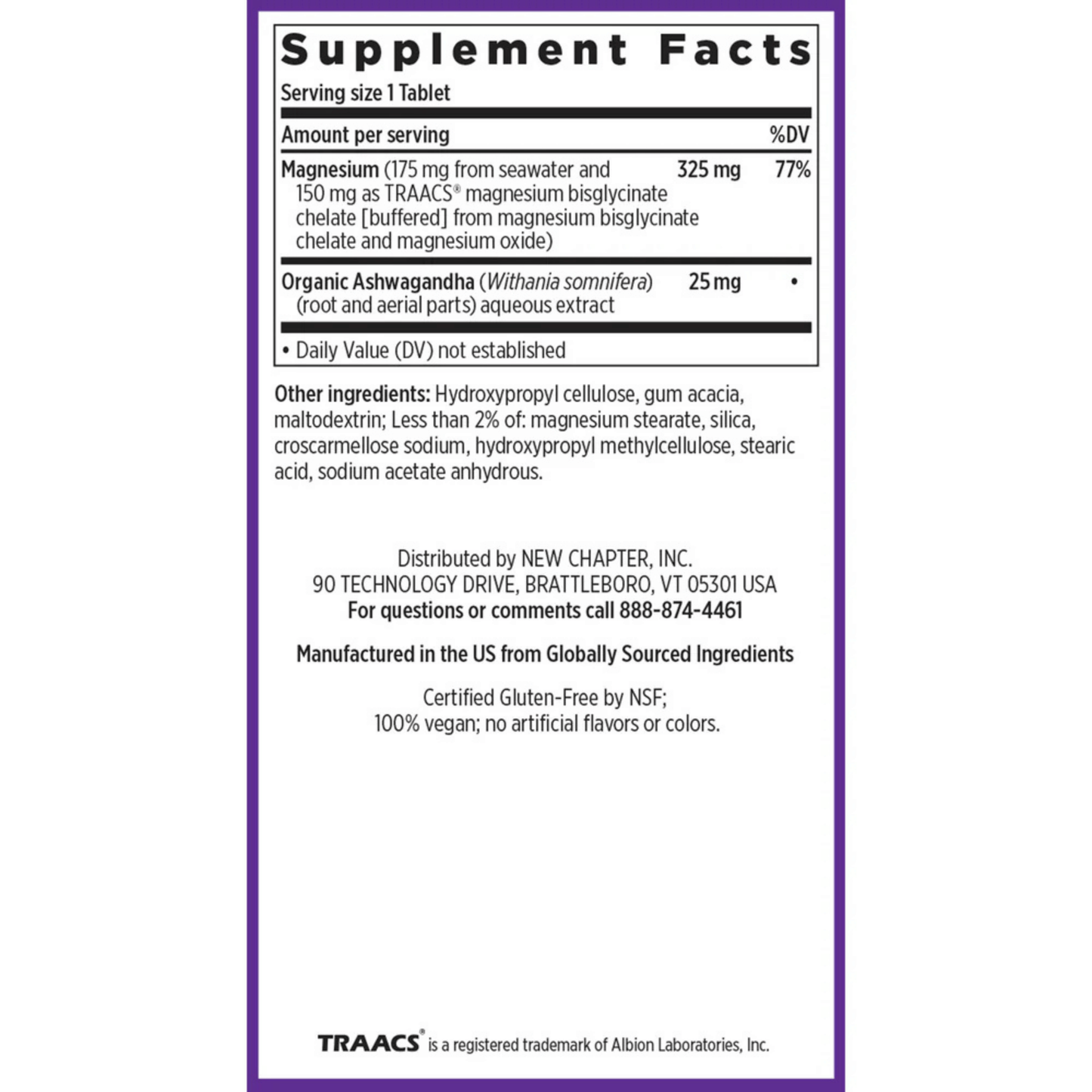 Alternate image of New Chapter Magnesium + Ashwagandha (60 ct)