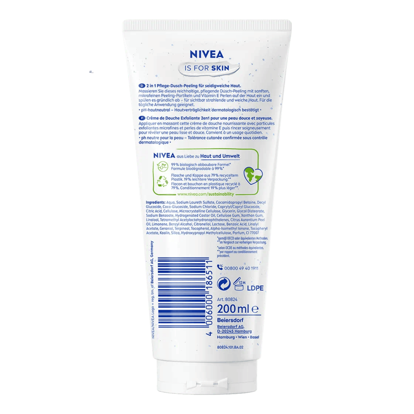 Alternate image of Nivea Cream Peeling Shower Gel