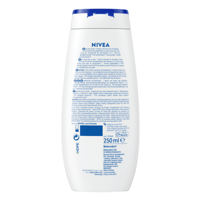 Alternate image of Nivea Creme Protect + Dexpanthenol Shower Gel back of product 