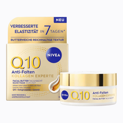 Alternate image of Nivea Q10 Anti-Falten Facial Butter with front of packaging 