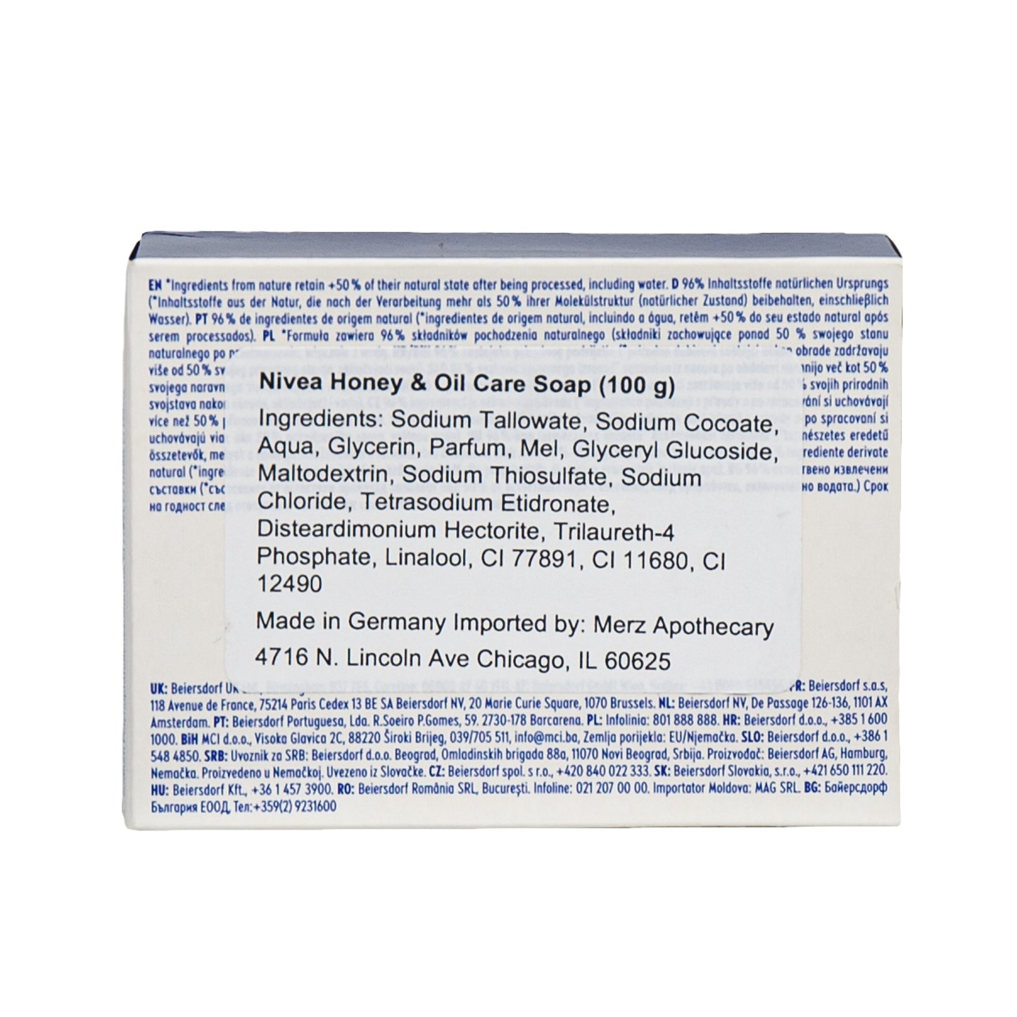 Alternate Image of Honey & Oil Bar Soap, white and blue bar soap box