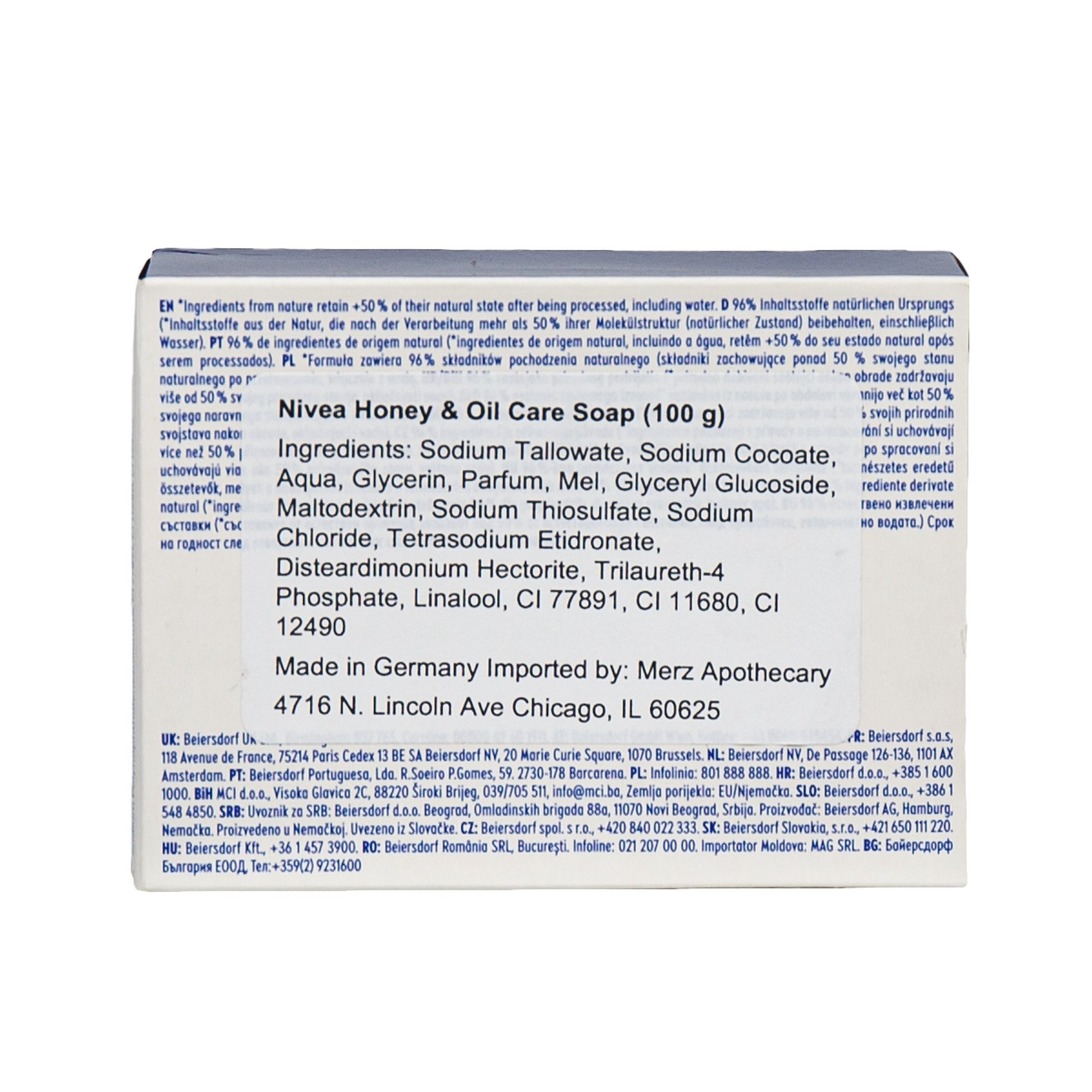 Alternate Image of Honey & Oil Bar Soap, white and blue bar soap box