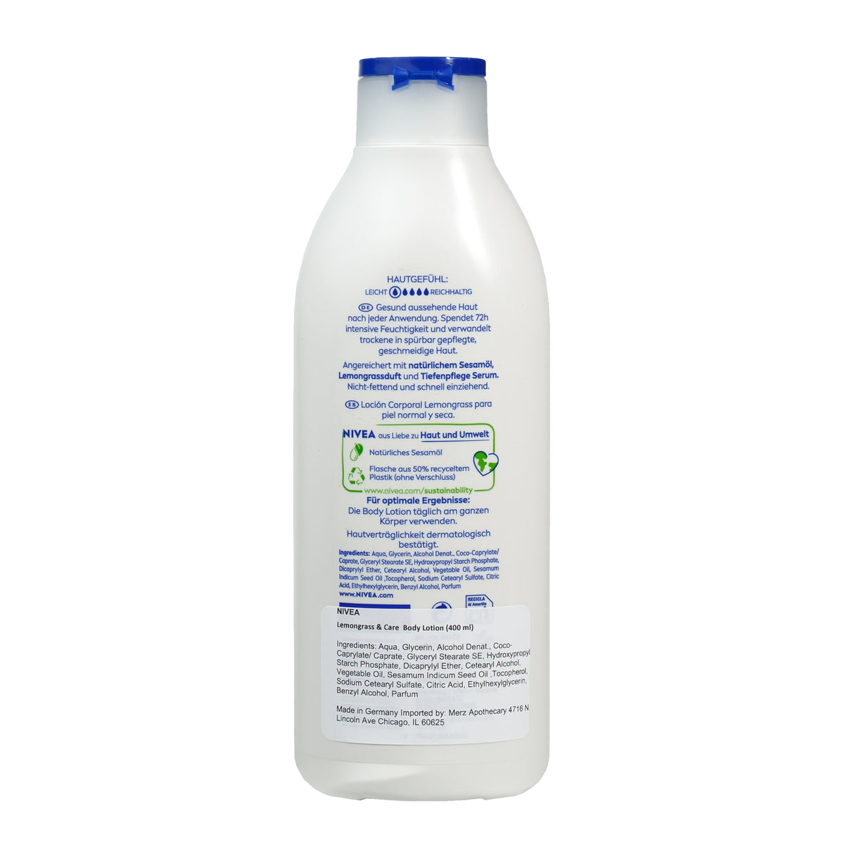 Alternate image of Nivea Lemongrass Body Lotion & Care