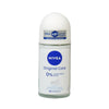 Front view of Nivea Original Care roll-on deodorant showcasing its 0 percent aluminum label against a white background