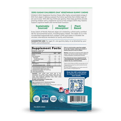 Alternate image of Nordic Naturals Children's Zero Sugar DHA Vegetarian Gummies 
