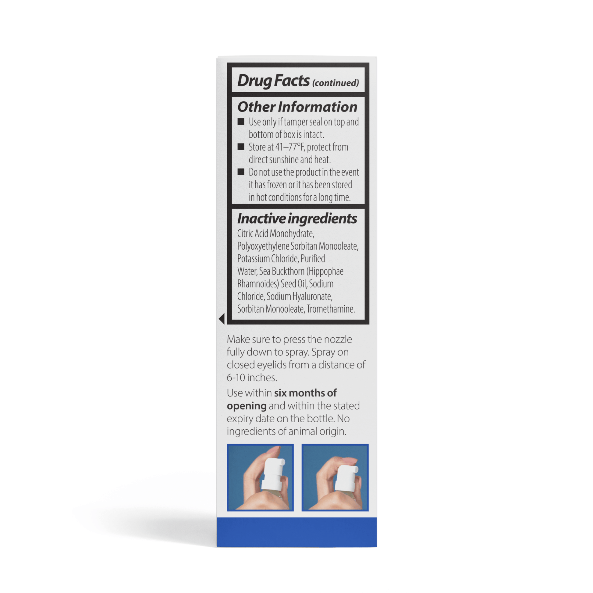 Alternate image of Optase Digital Comfort Dry Eye Spray