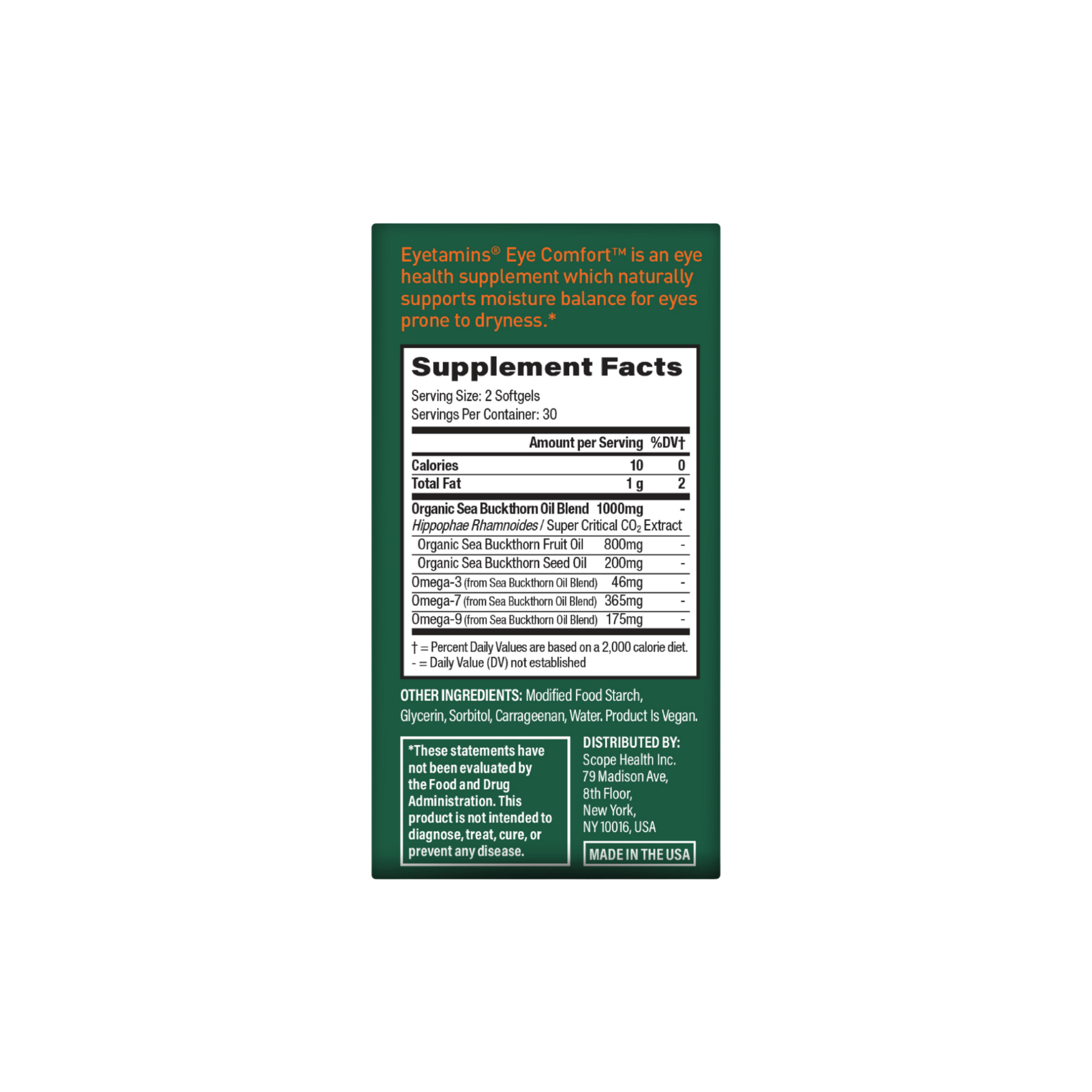 Alternate image of Optase Eyetamins Dry Eye Comfort (60 count)