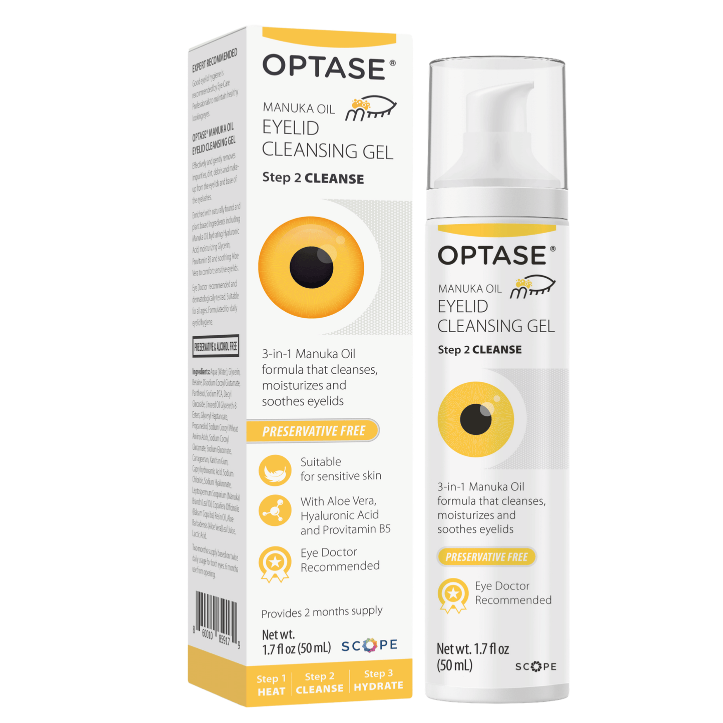 Primary image of Optase Manuka Oil Eyelid Cleansing Gel