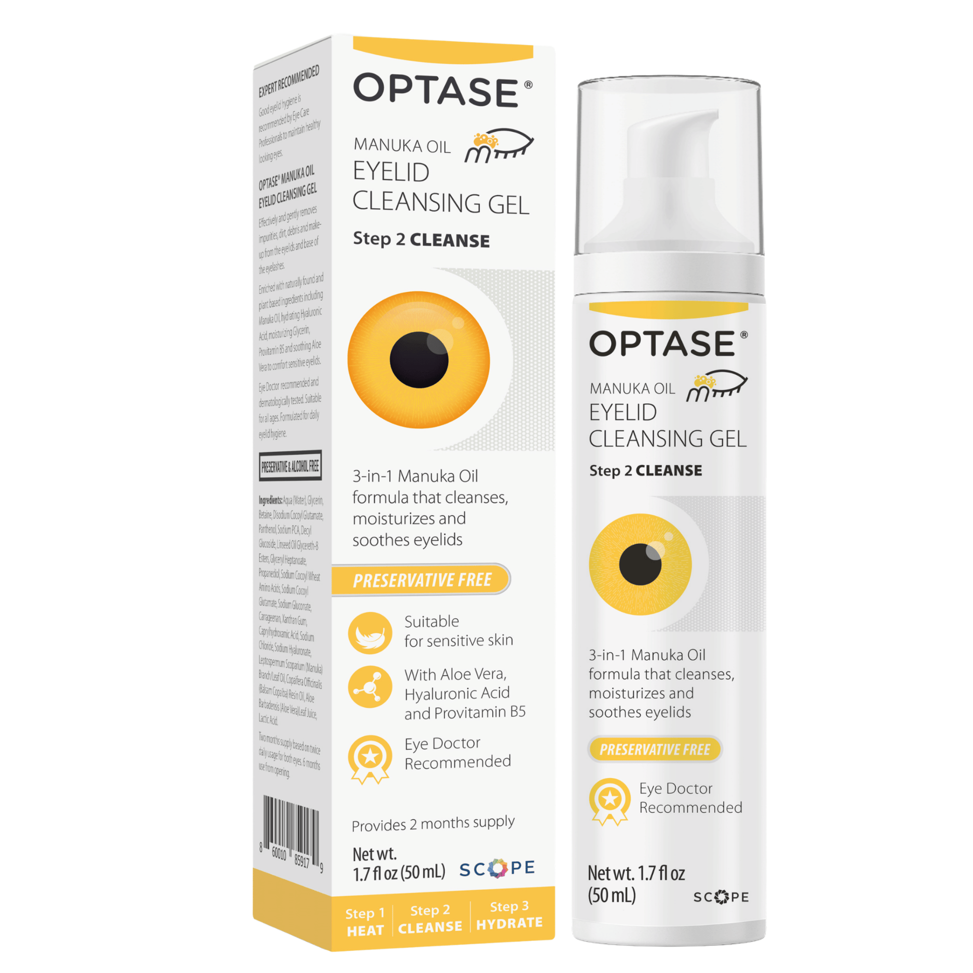 Primary image of Optase Manuka Oil Eyelid Cleansing Gel