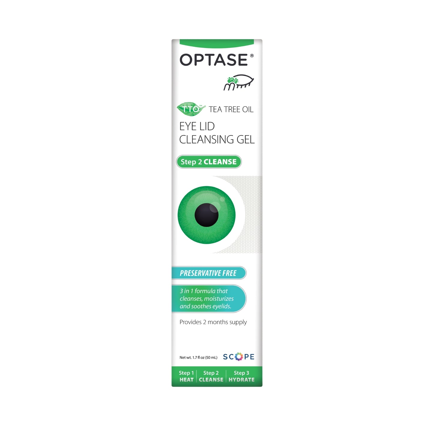 Primary image of Optase Tea Tree Oil Eye Lid Cleansing Gel 