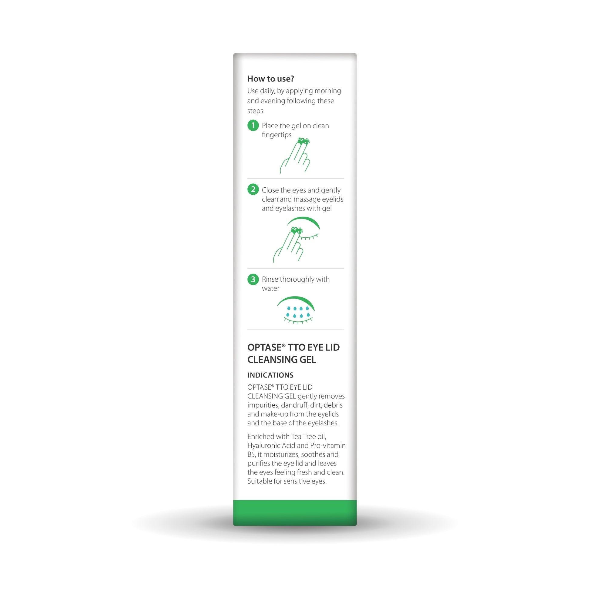 Alternate image of Optase Tea Tree Oil Eye Lid Cleansing Gel 