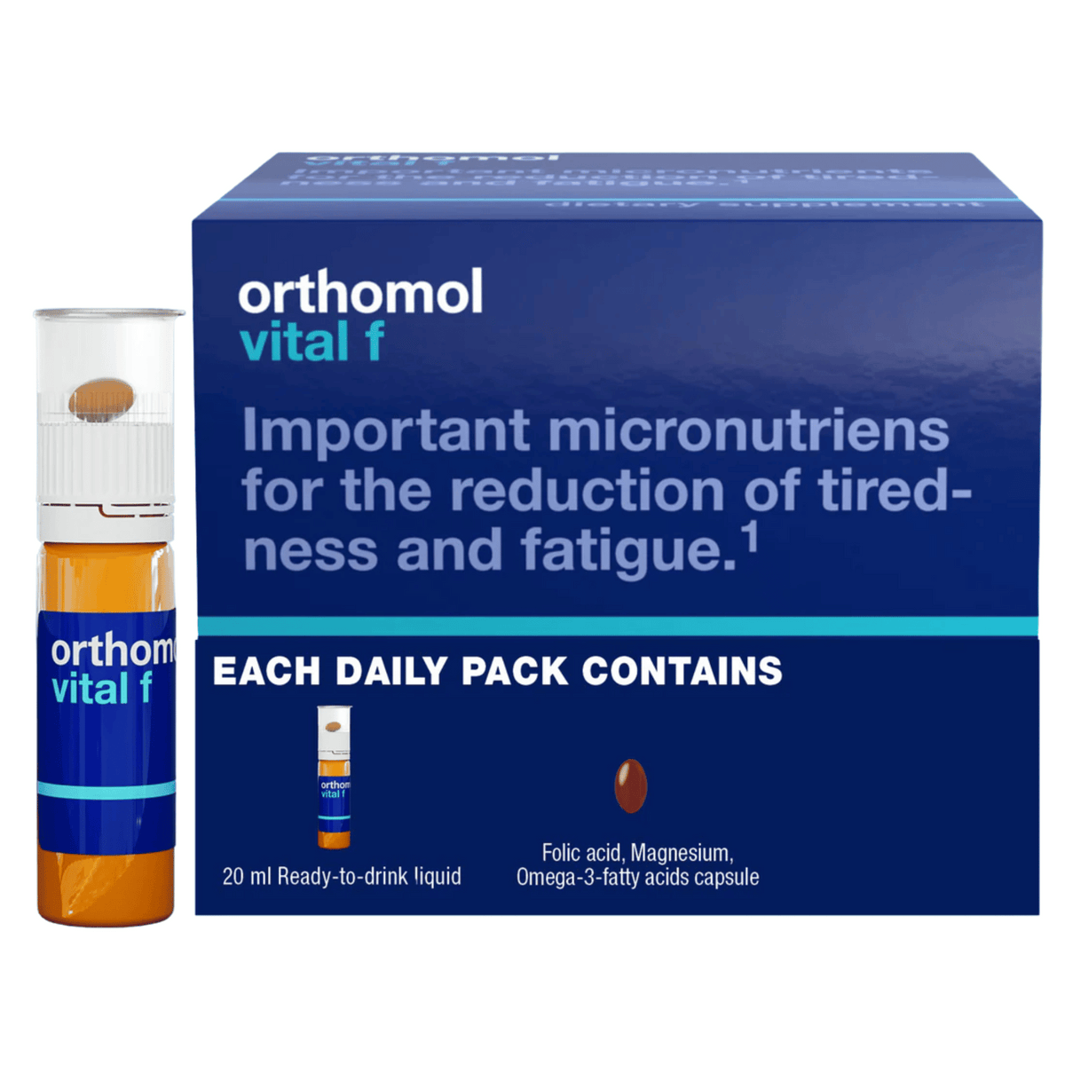 Orthomol Vital F Liquid Multivitamin Vials (30 ct) #10089427 