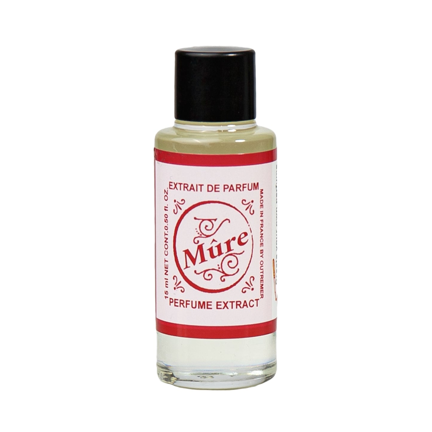 Primary Image of Mure Musc Perfume Extract, a small glass bottle with a label that says mure perfume extract