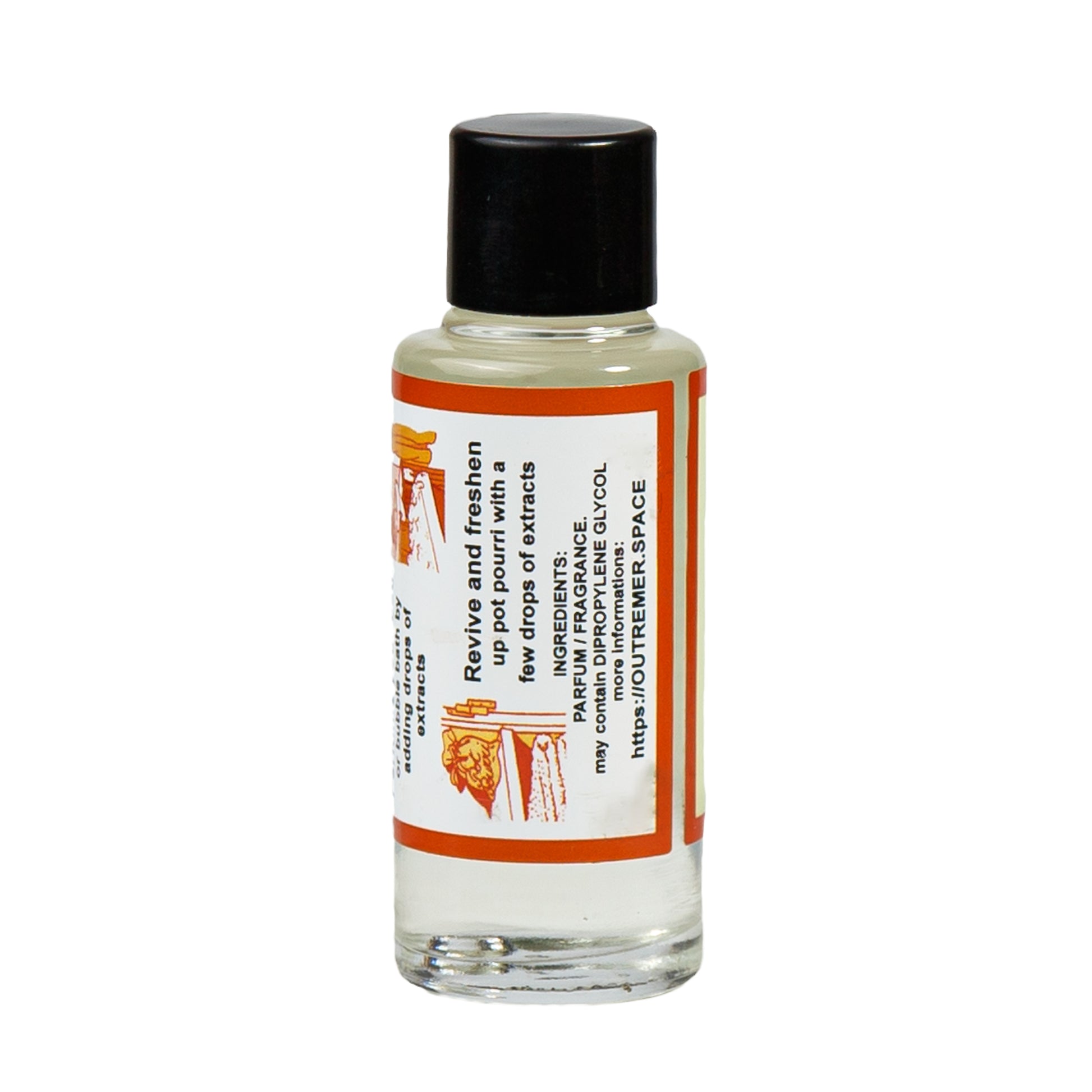 Alternate Image of Pamplemousse Perfume Extract, A small glass bottle with a label with product details