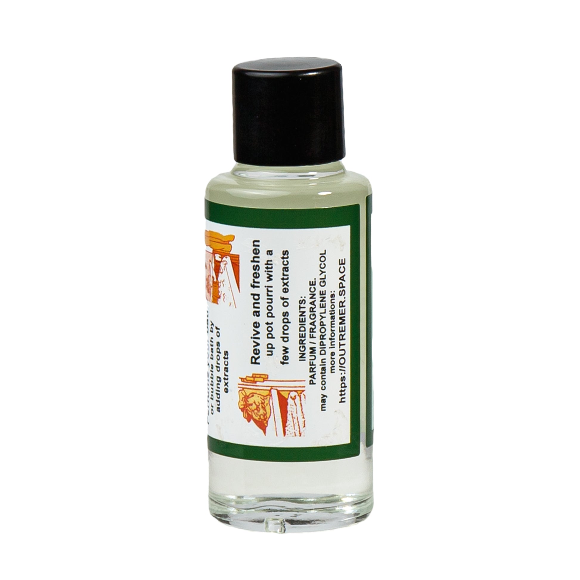 Alternate  Image of Pomme Perfume Extract, A small glass bottle with a label with product details