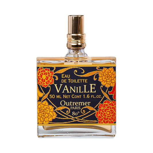 Primary Image of Vanille EDT, square perfume bottle with illustrated label