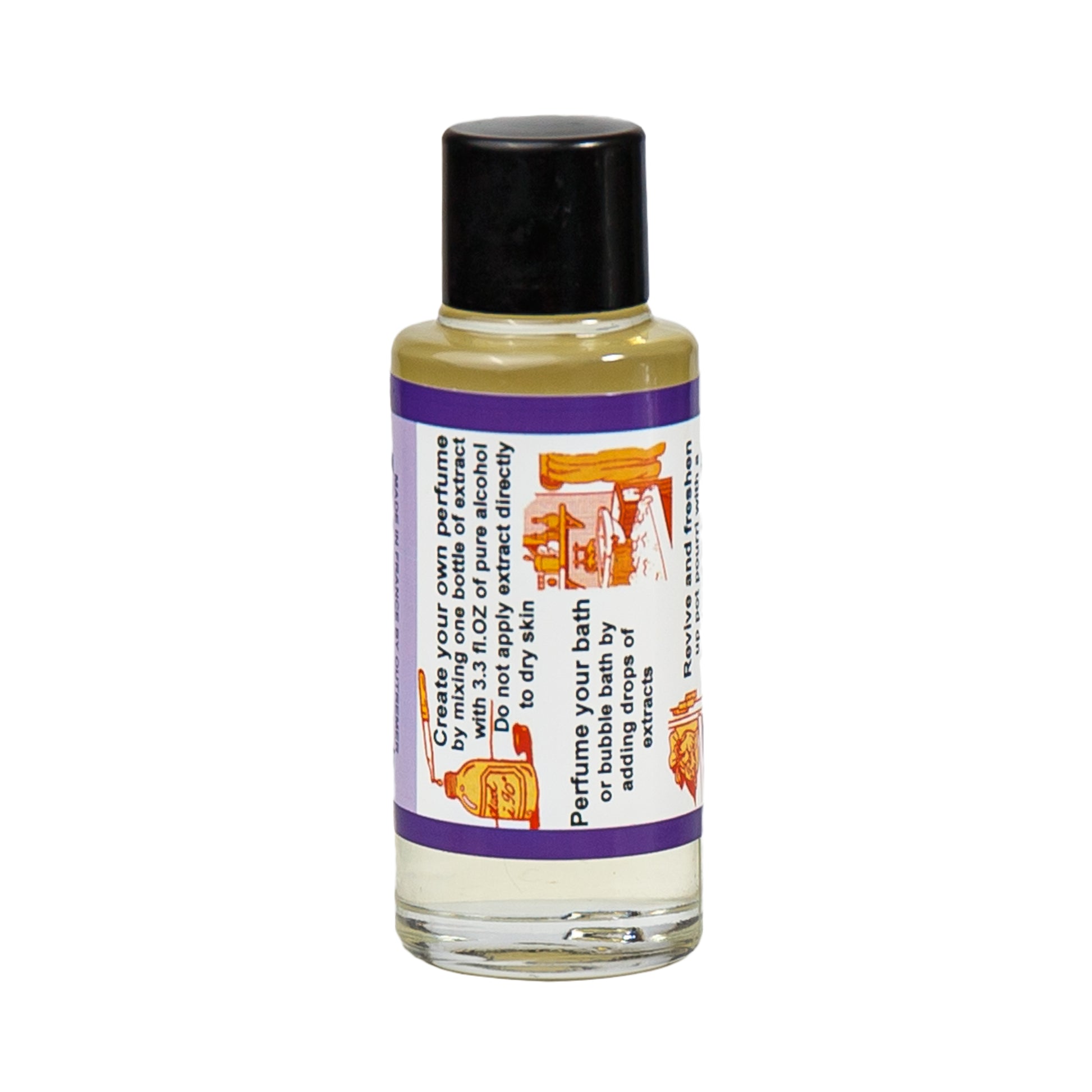 Alternate Image of Violette Perfume Extract, a small glass bottle with a label that says product details