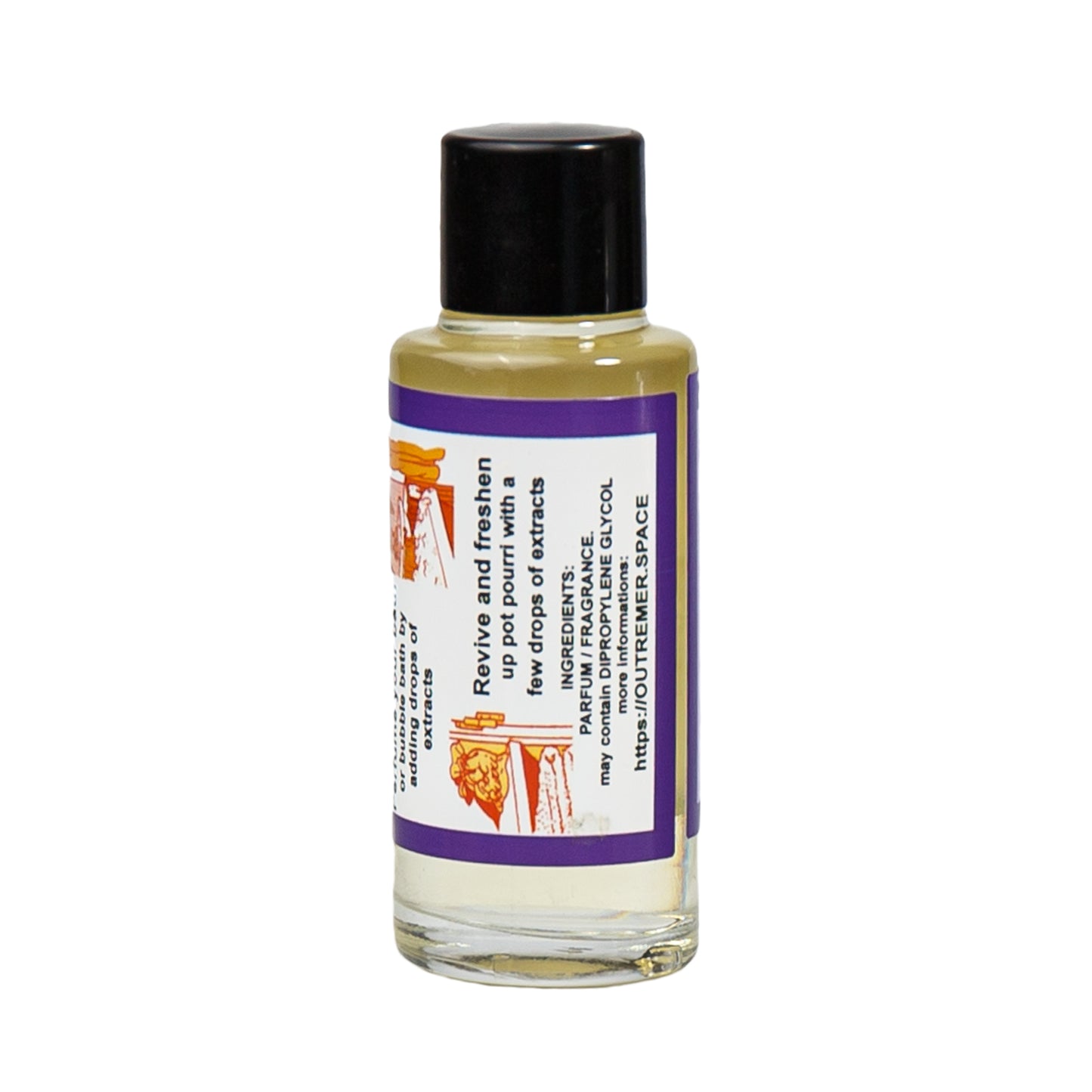 Alternate Image of Violette Perfume Extract, a small glass bottle with a label that says product details